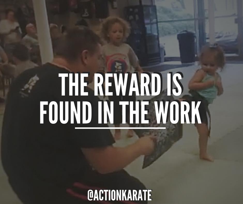 the reward is found in the work