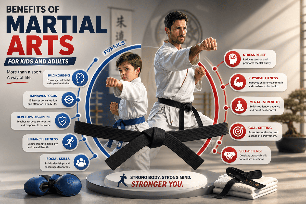 Benefits of Martial Arts for Kids and Adults. 